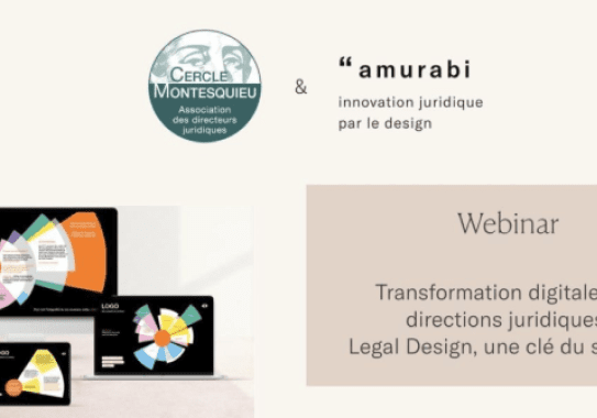 Transformation Digitale des Directions Juridiques – Legal Design, une clé du succès ?
