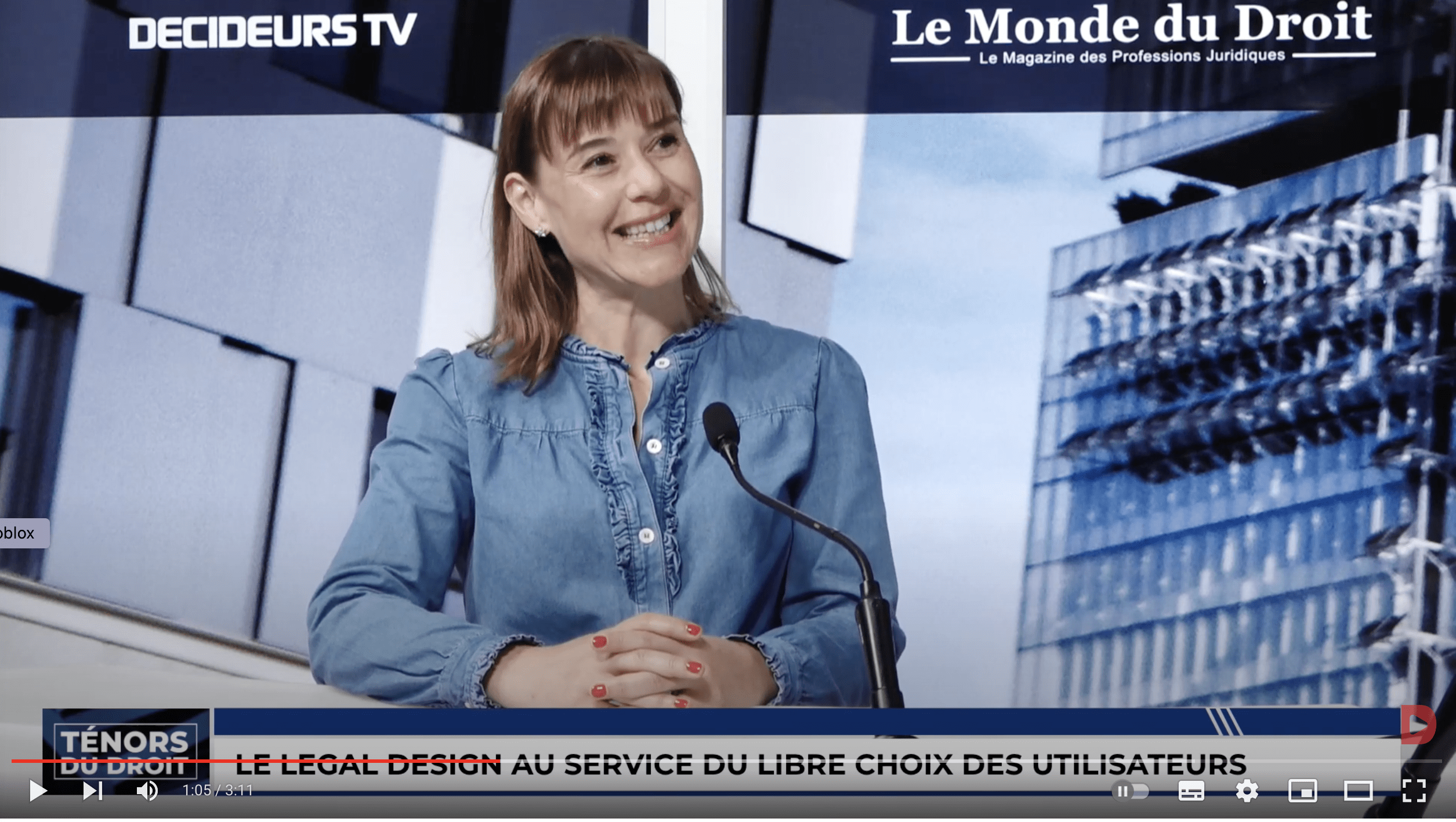 Débats du Cercle 2022 : Le Legal Design au service du libre choix des utilisateurs - Interview de Marie Potel