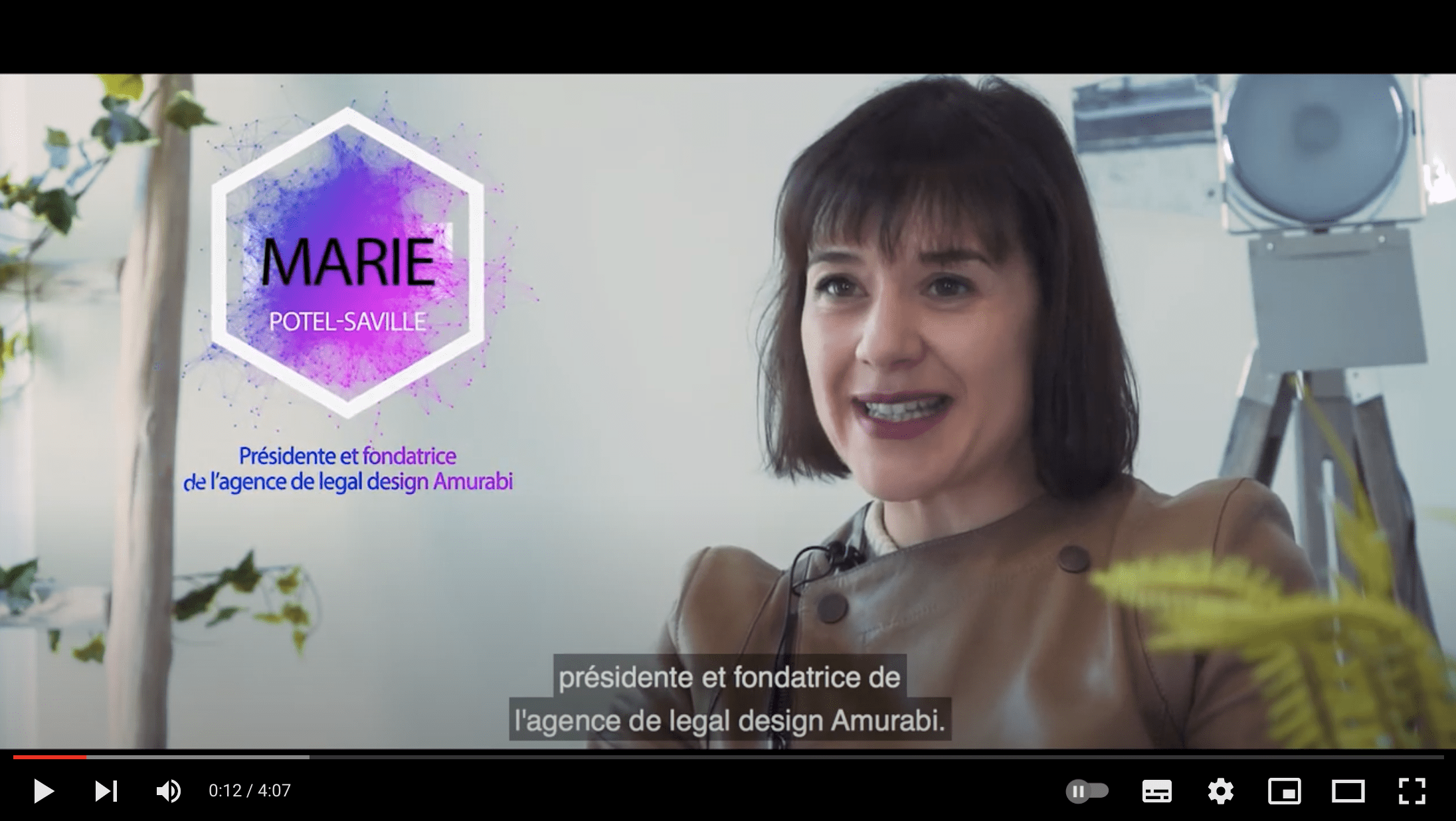 Interview de Marie Potel par l'équipe Fed Légal