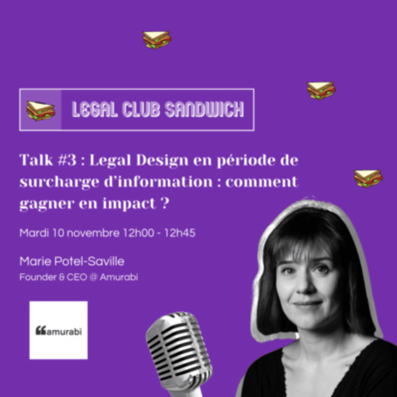 Marie Potel dans le podcast de Legal Club Sandwich